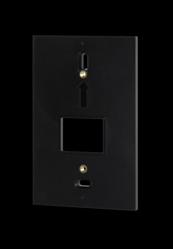 Hirsch Primis Access Control Reader Black Wallplate.