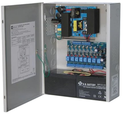 Altronix Access Power Controller w/ Power Supply/Charger, 8 PTC Class 2 Relay Outputs, 24VDC @ 10A with Enclosure