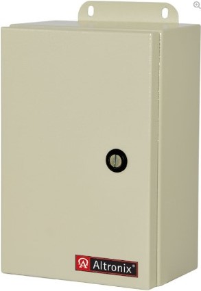 Altronix Linear Power Supply/Charger, Single Class 2 Output, AC Fail Supervision, 24VDC @ 2.5A, 115VAC, WP1 Enclosure