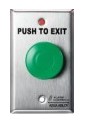 H.E.S. Round Green 1.5" Pnuematic Timer Push Button (REX)